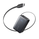 Anker Nano Powerbank with 45W fast charging, 10,000mAh capacity and built in retractable USB-C cable image 1