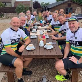 Sitwell Cycling Club members out on a ride