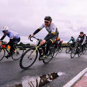 Sitwell Cycling Club members out on a ride