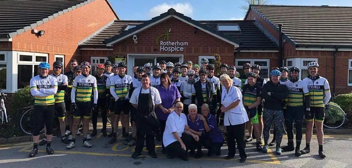 Sitwell Cycling Club supporting Rotherham Hospice