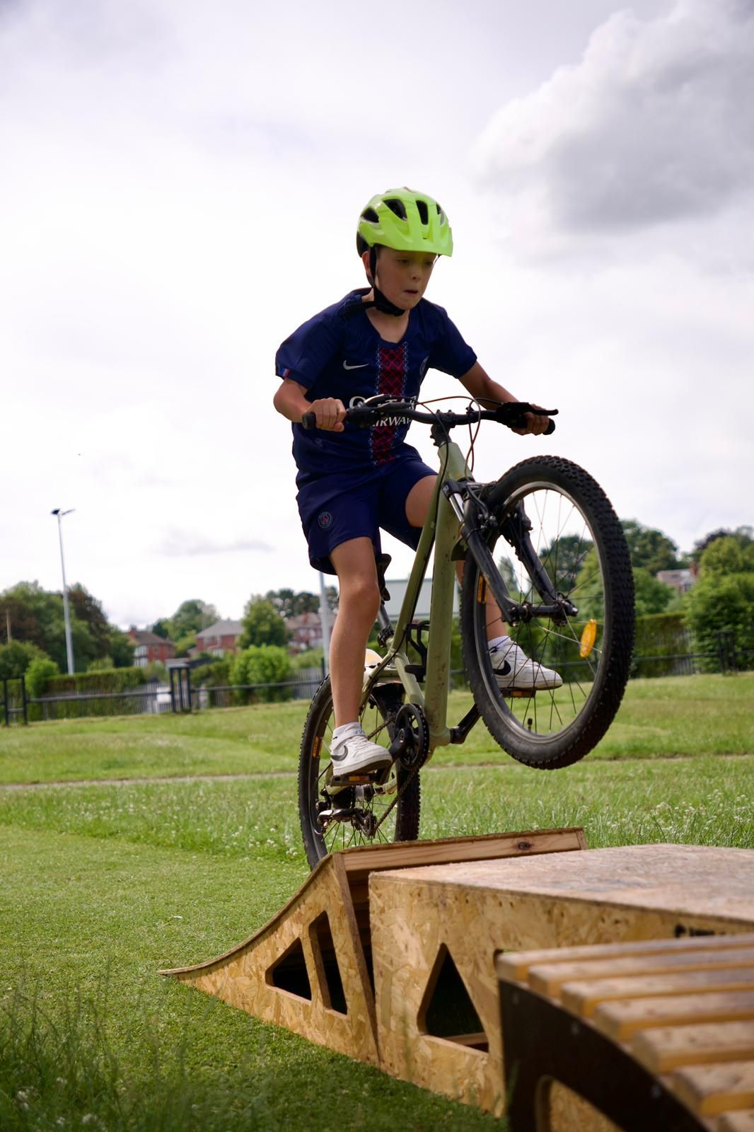 An action shot from a Go-Ride coaching session