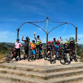 An action shot from a Go-Ride coaching session