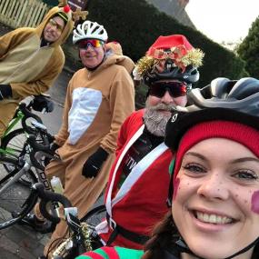 Sitwell Cycling Club members out on a ride