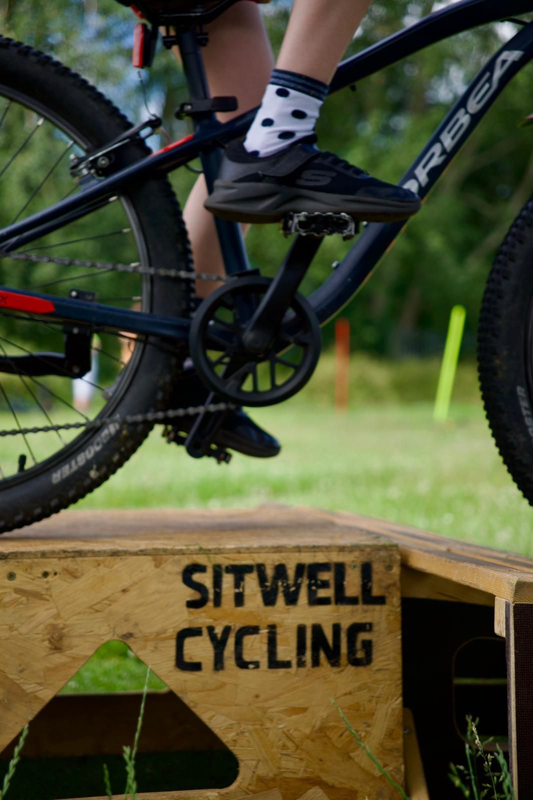 An action shot from a Go-Ride coaching session