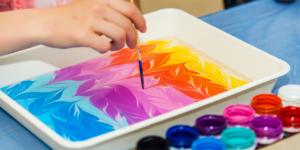 Работа ученика курса Instagram TikTok Facebook Творческие занятия для детей 4–10 лет в студии живописи Viktoria Art