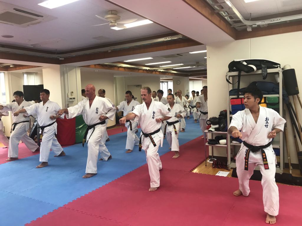 always training in Japan