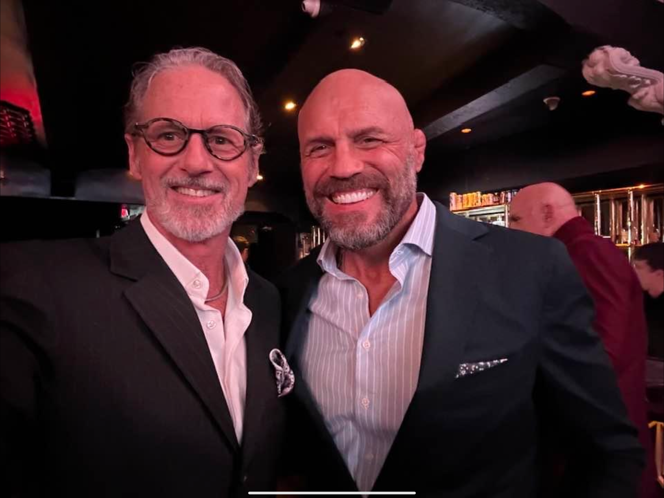 With Randy “The Natural” Couture