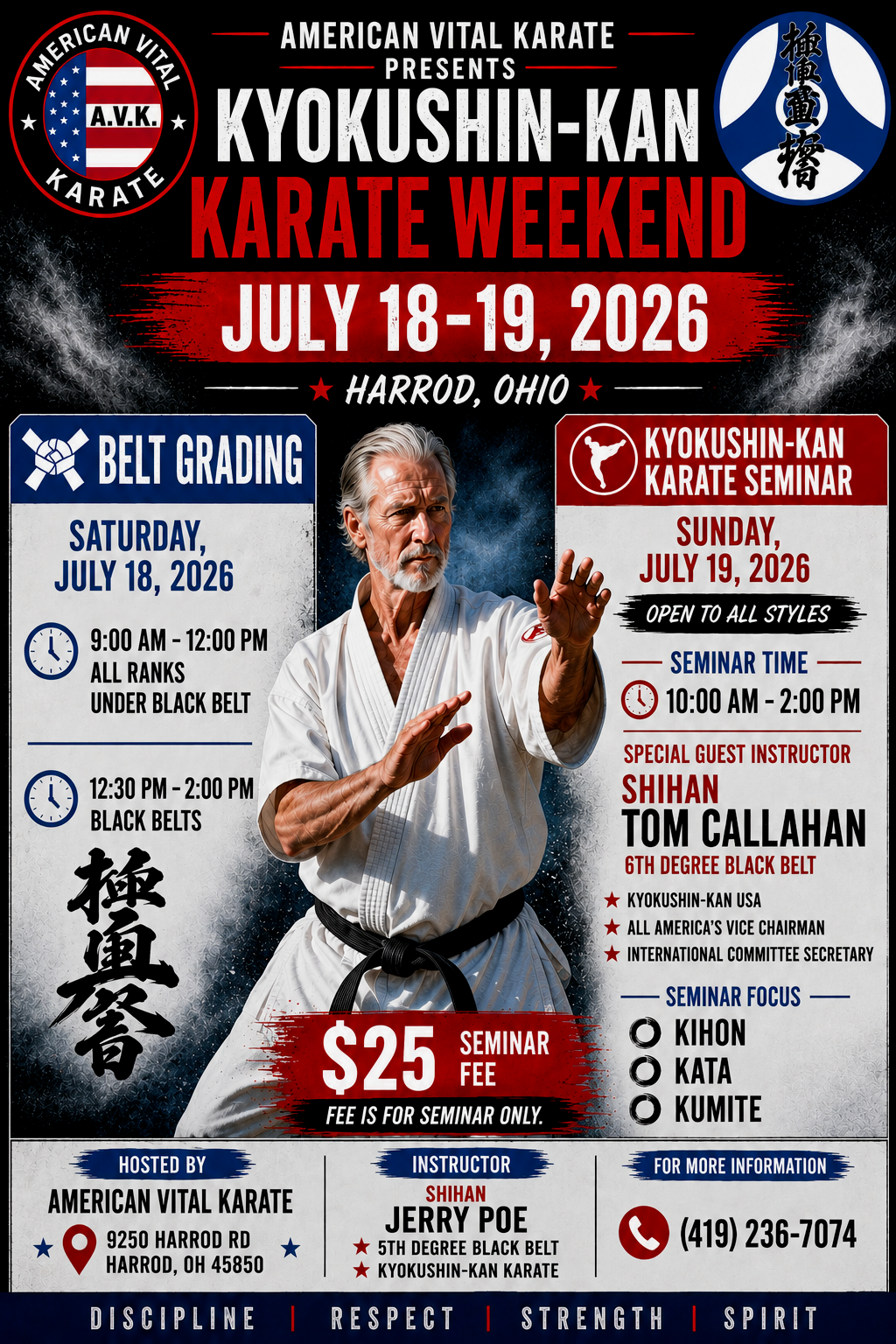 Harrod, Ohio Kyokushin Karate Seminar