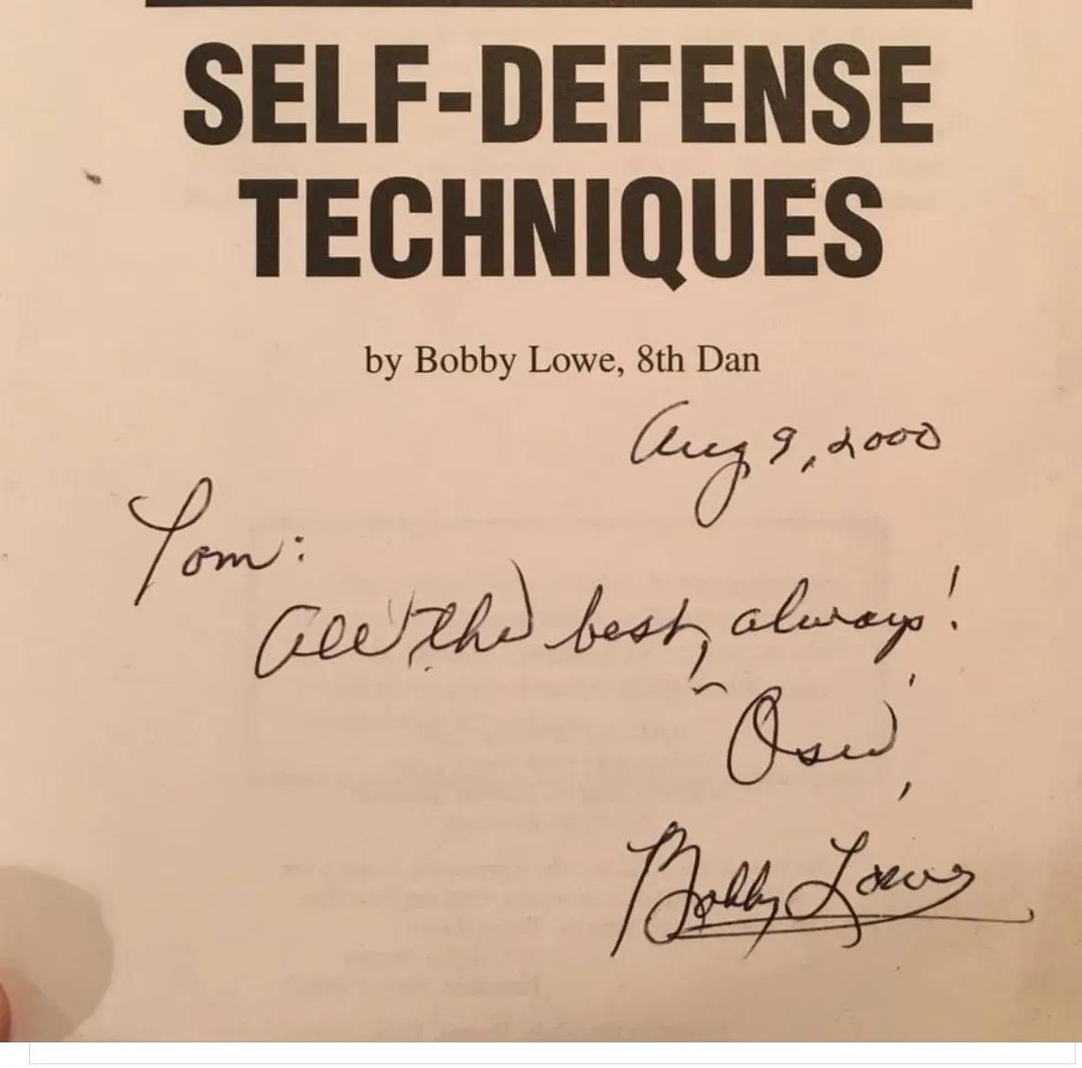 Bobby Lowe Inscribed Book