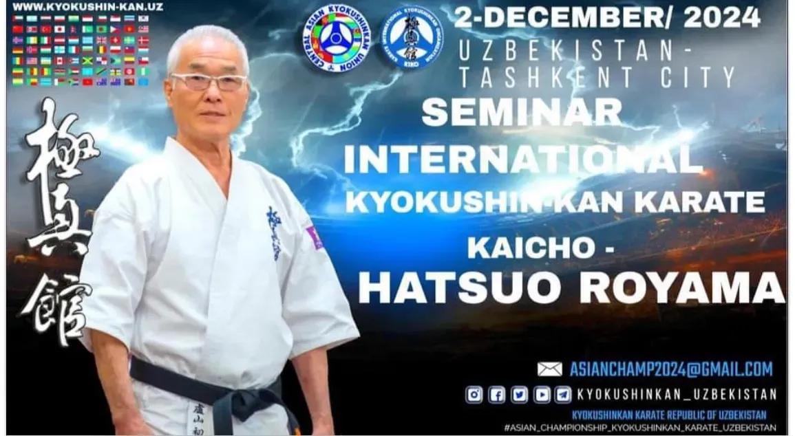 Uzebekistan Kyokushin-Kan Seminar with Kaicho Royama