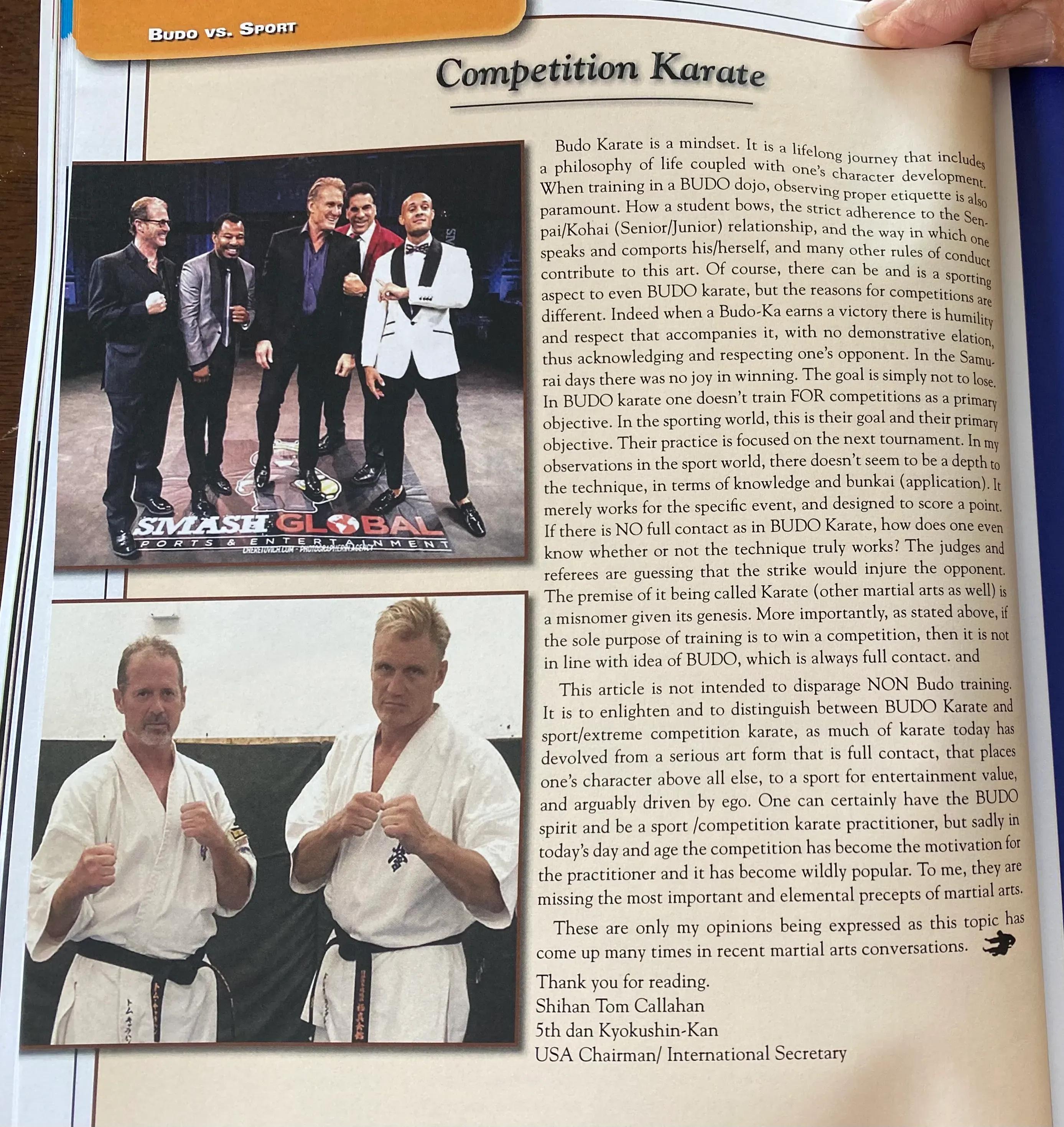 my article in master’s magazine