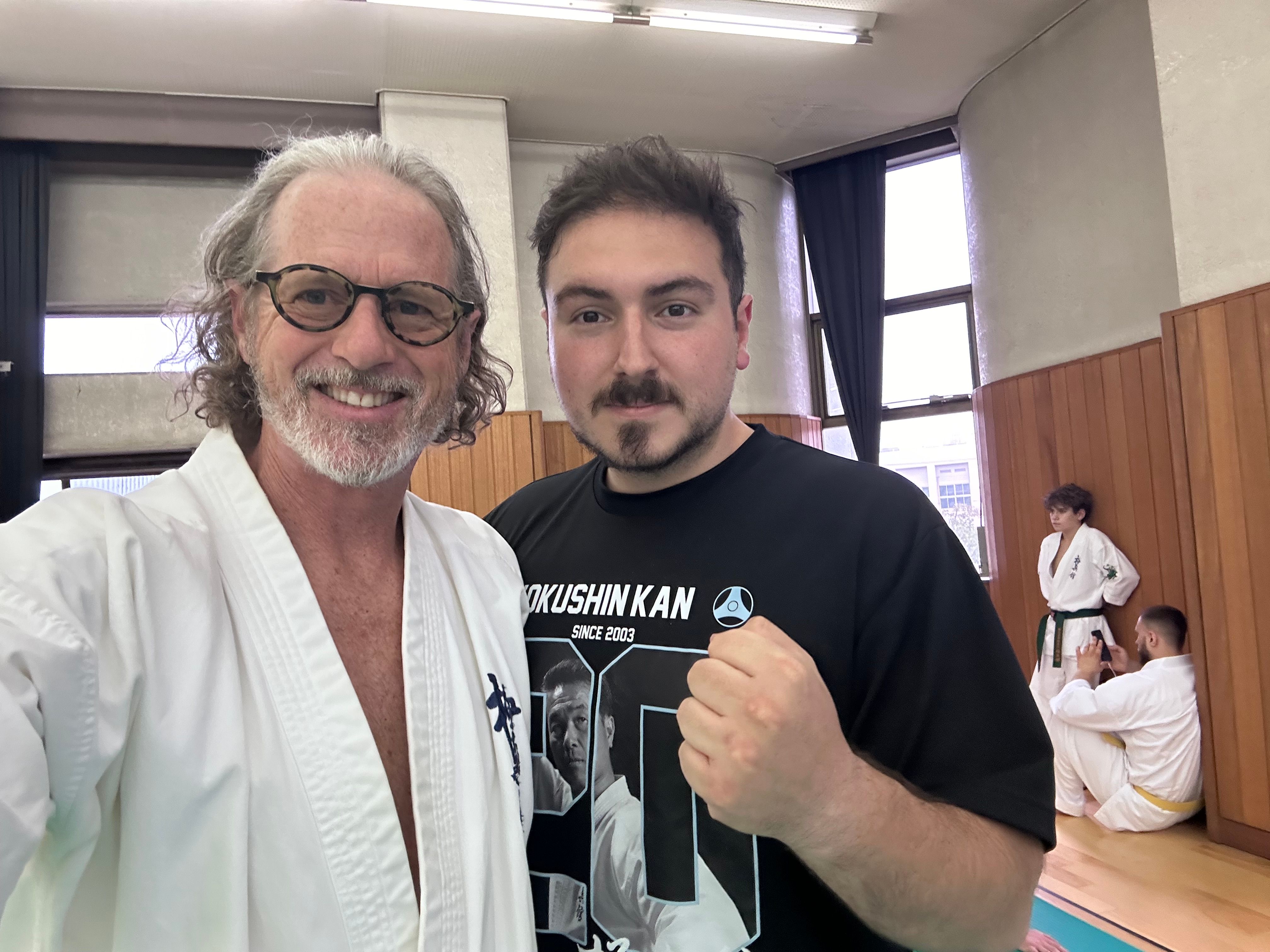 With General Secretary Honbu Sensei Danial Daneshfar