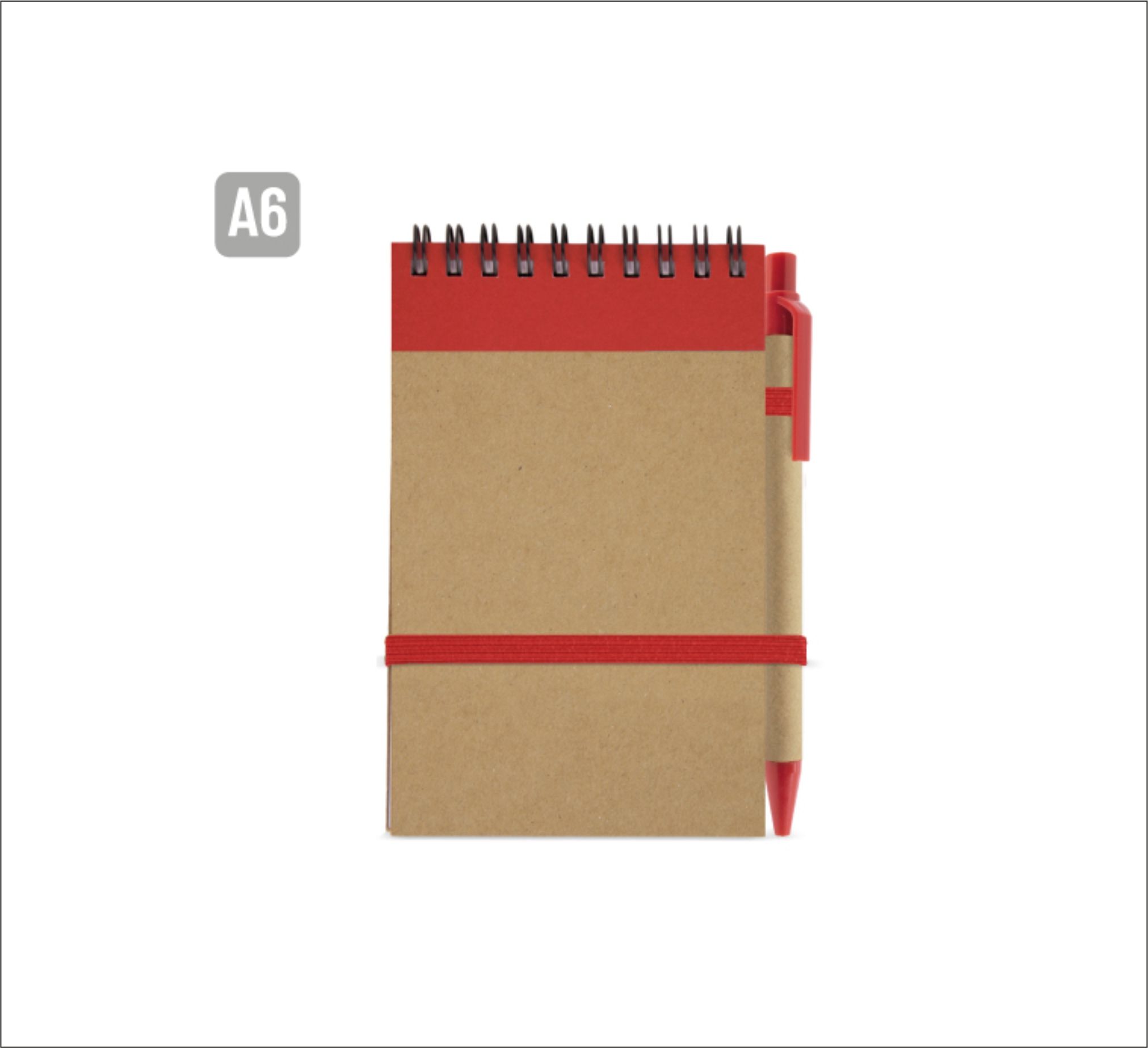 Σημειωματάριο A6 με 70 κενά φύλλα 6