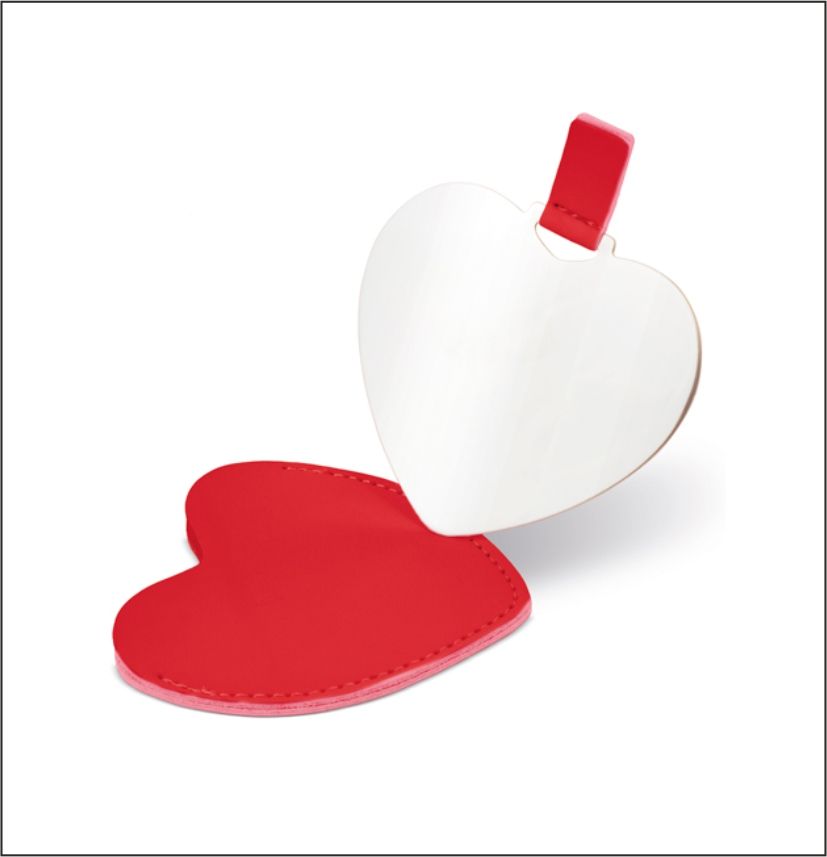 Καθρεπτάκι σε θήκη σε σχήμα καρδιάς 2