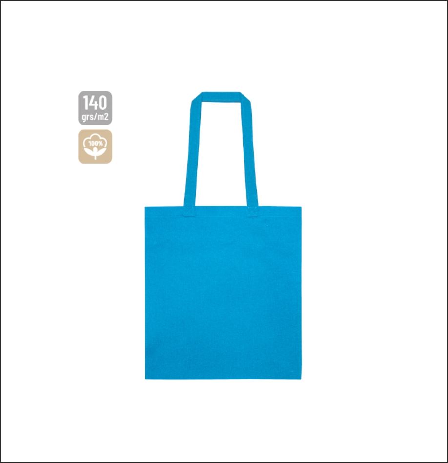 Simple cotton bag colored 140gr 3