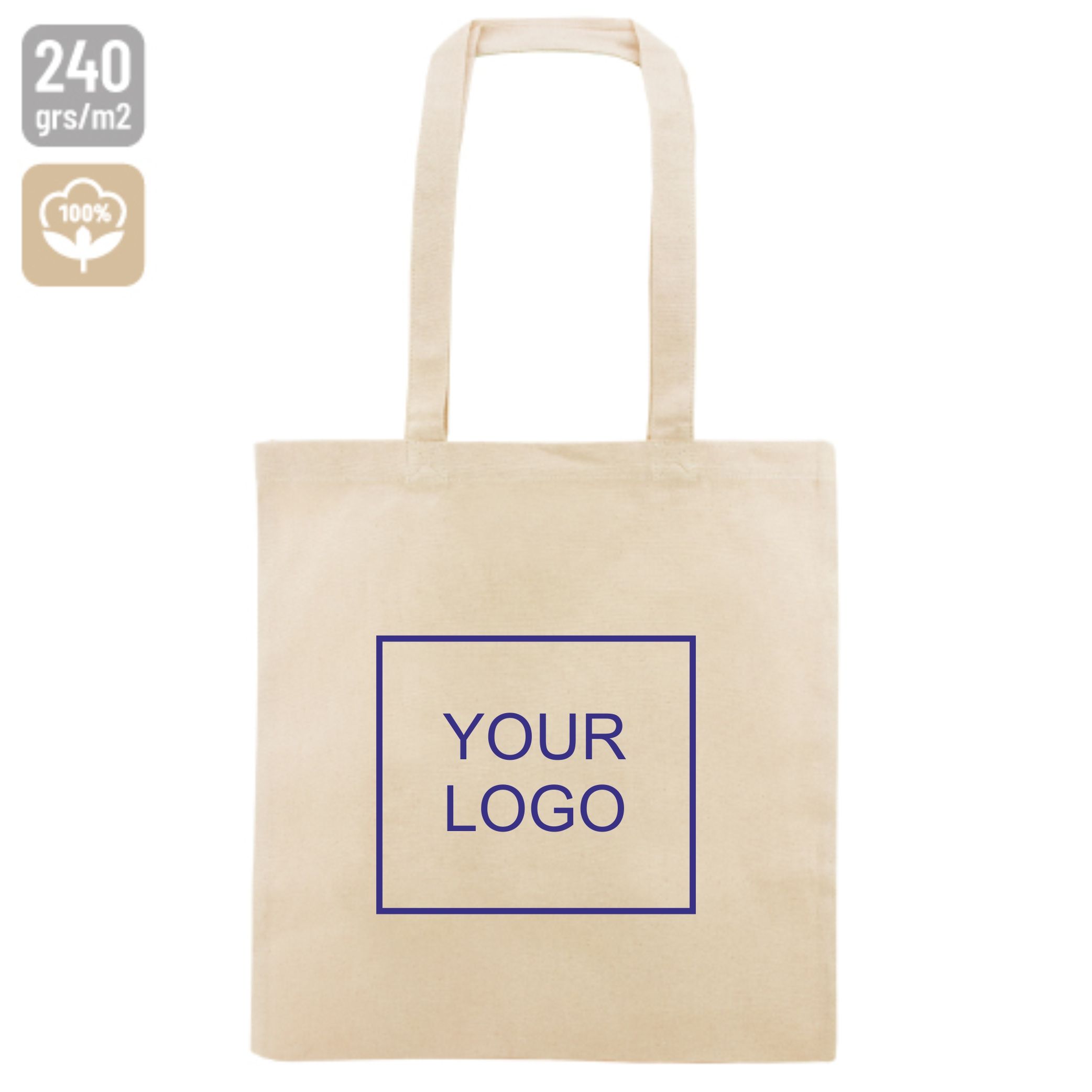 COTTON BAG "LONDON"  240 gr