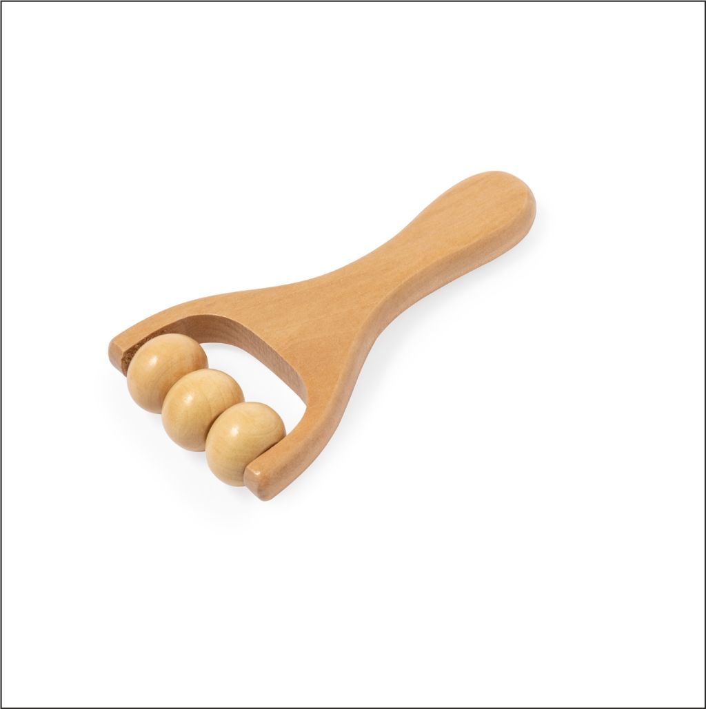 Συσκευή μασάζ από φυσικό ξύλο