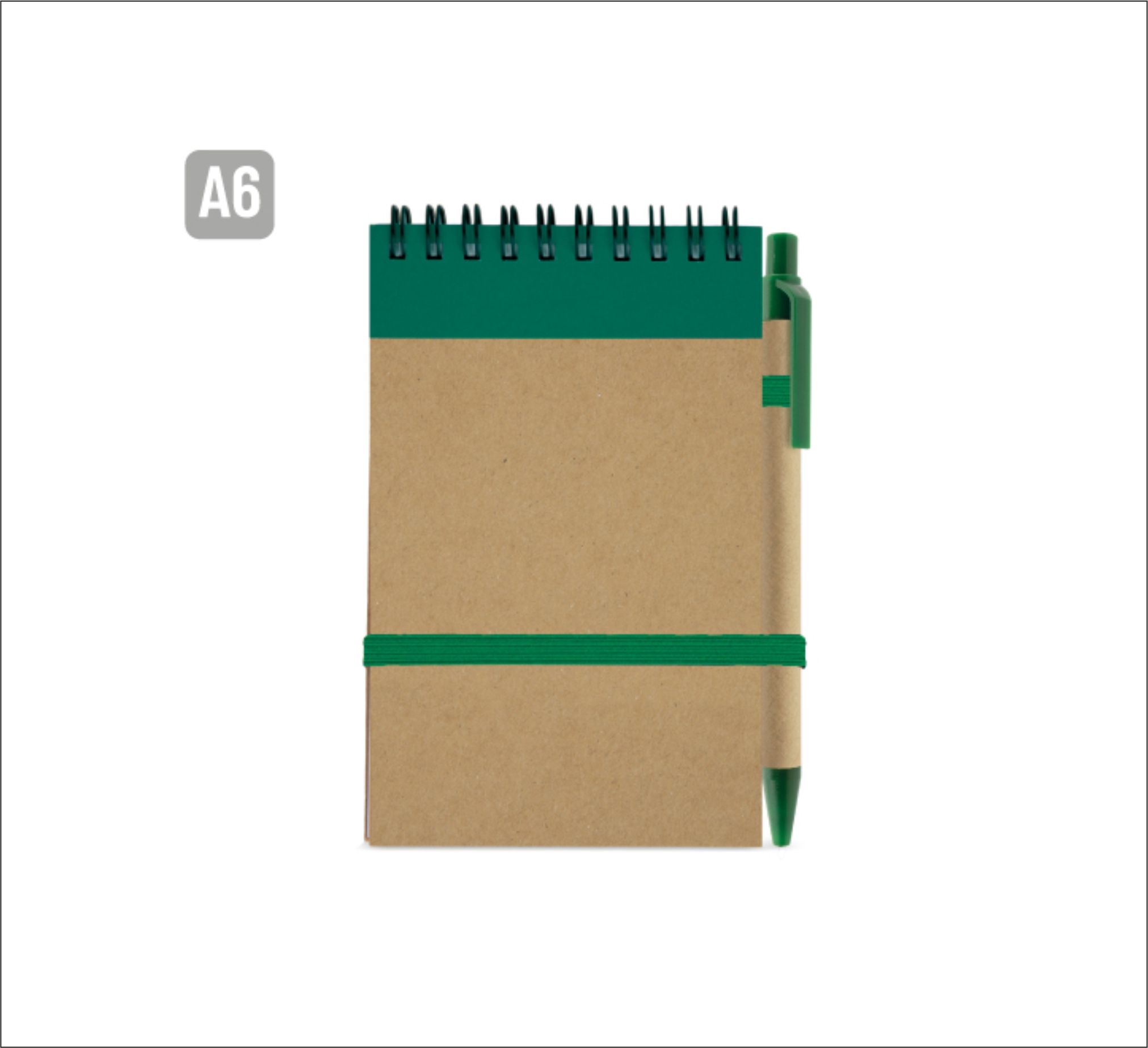 Σημειωματάριο A6 με 70 κενά φύλλα 8