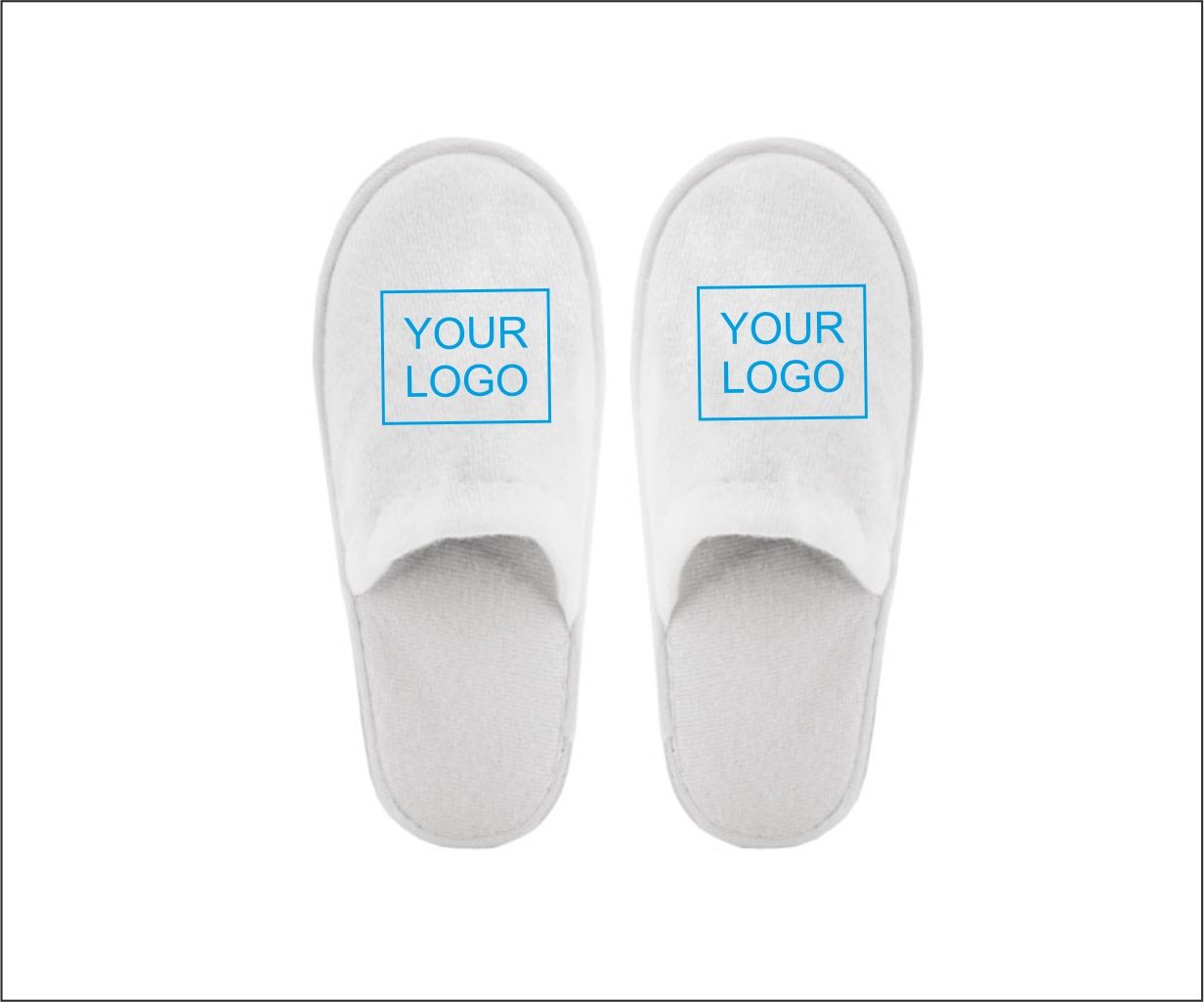 Ζευγάρι unisex παντόφλες από βαμβάκι και συνδυασμό πολυεστέρα