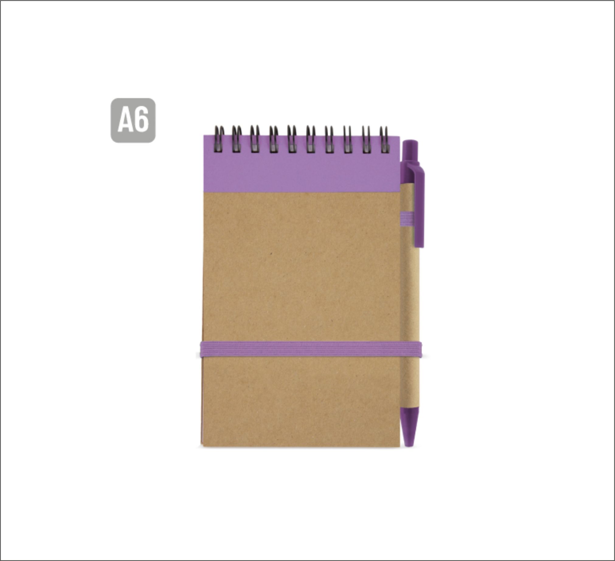 Σημειωματάριο A6 με 70 κενά φύλλα 4