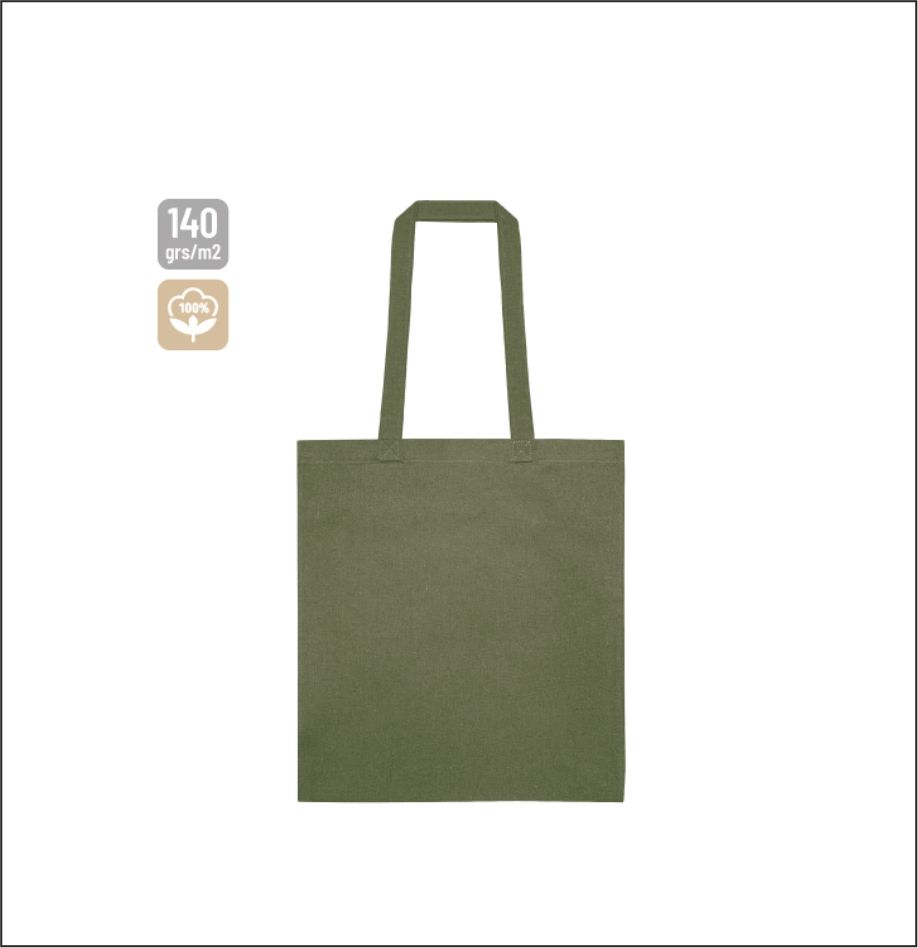 Simple cotton bag colored 140gr 7
