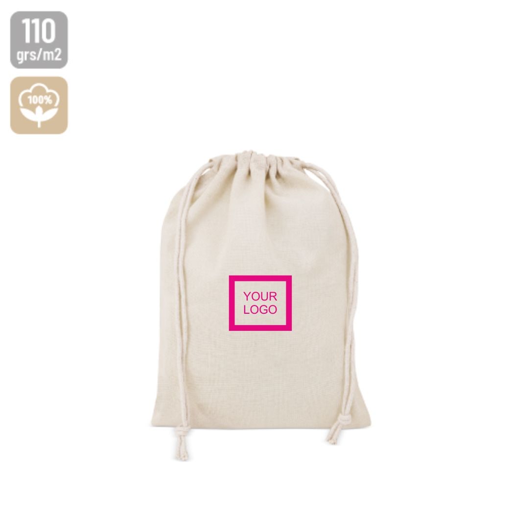 Πουγκί με κορδόνι από βαμβάκι 110 g/m2, 25 x 30 εκ.