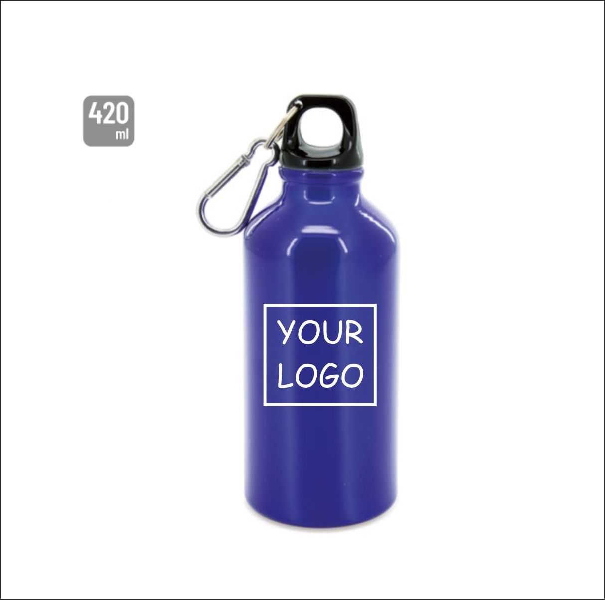 BOTTLE FLASK ALUMINUM "COOL" 6