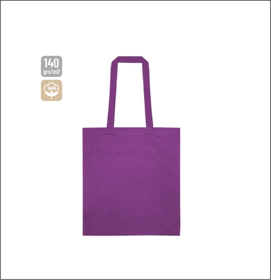 Simple cotton bag colored 140gr 8