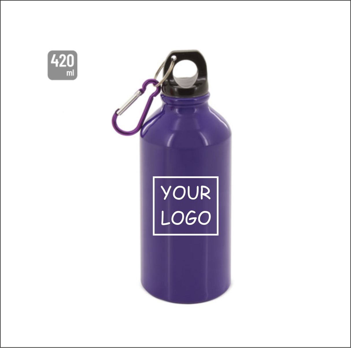 BOTTLE FLASK ALUMINUM "COOL" 4