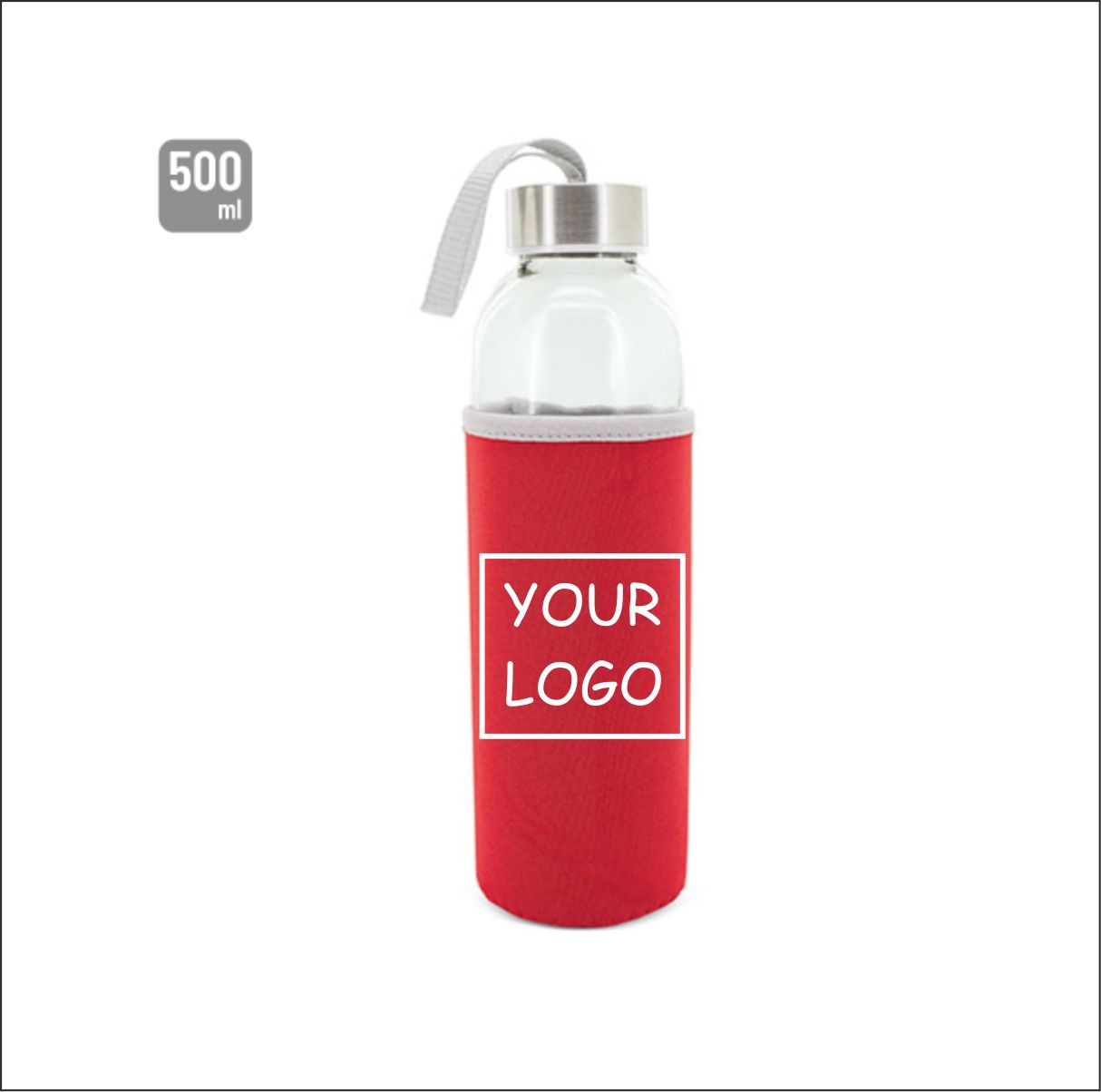 TRANSPARENT BOTTLE ''Nik'' 7