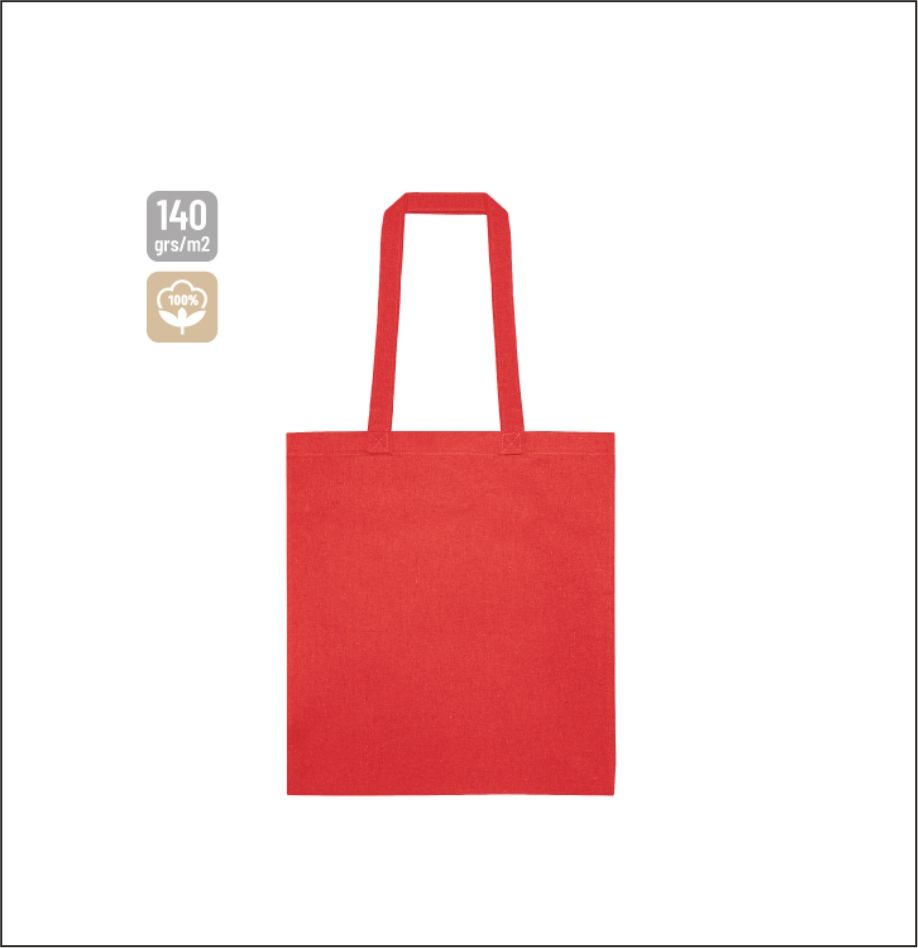 Simple cotton bag colored 140gr 11
