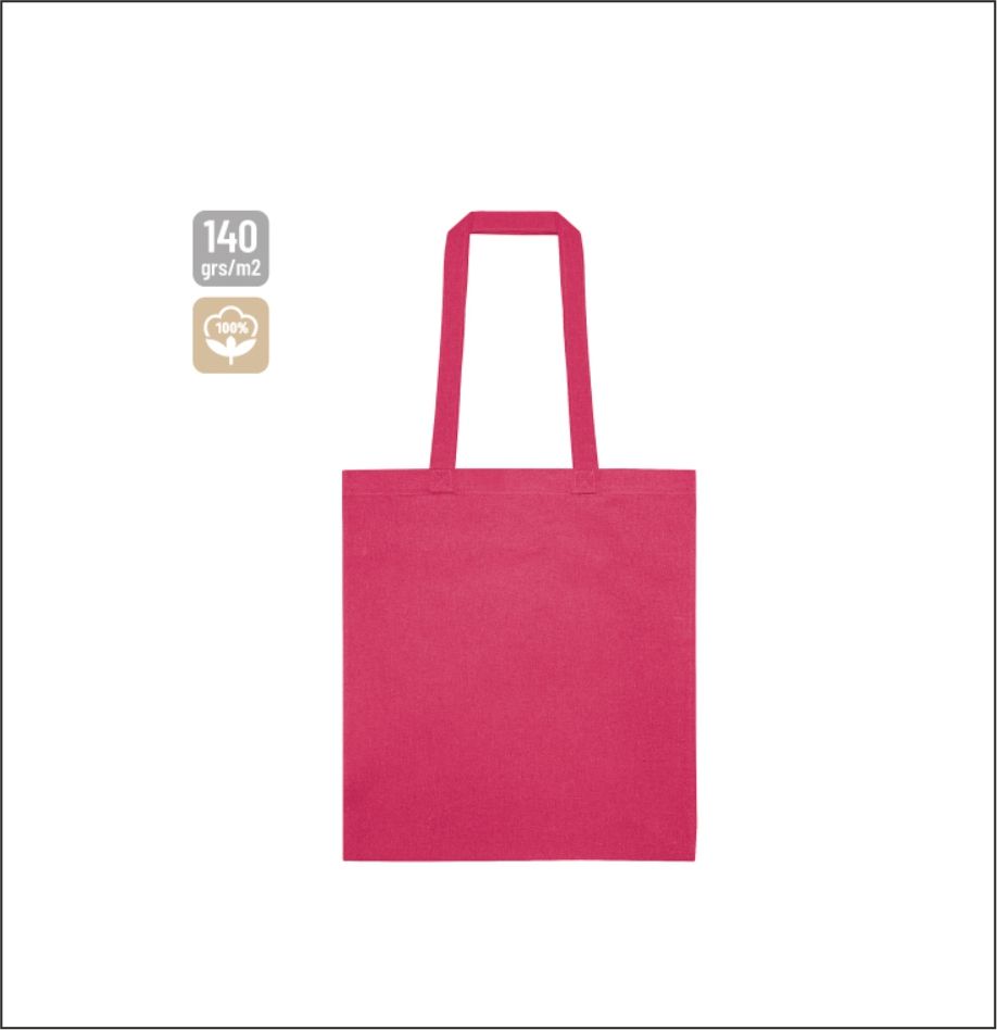 Simple cotton bag colored 140gr 12