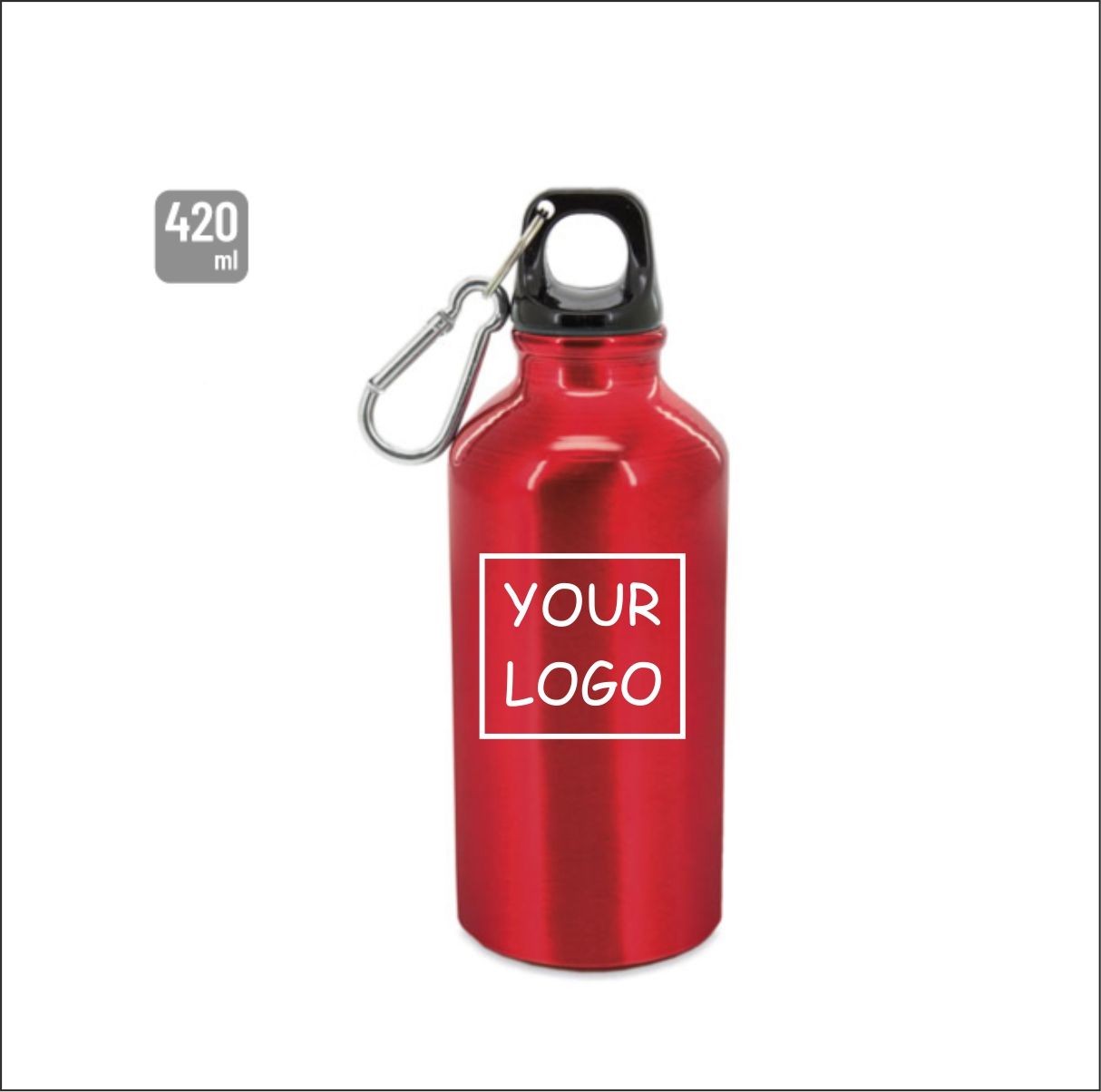 BOTTLE FLASK ALUMINUM "COOL" 2