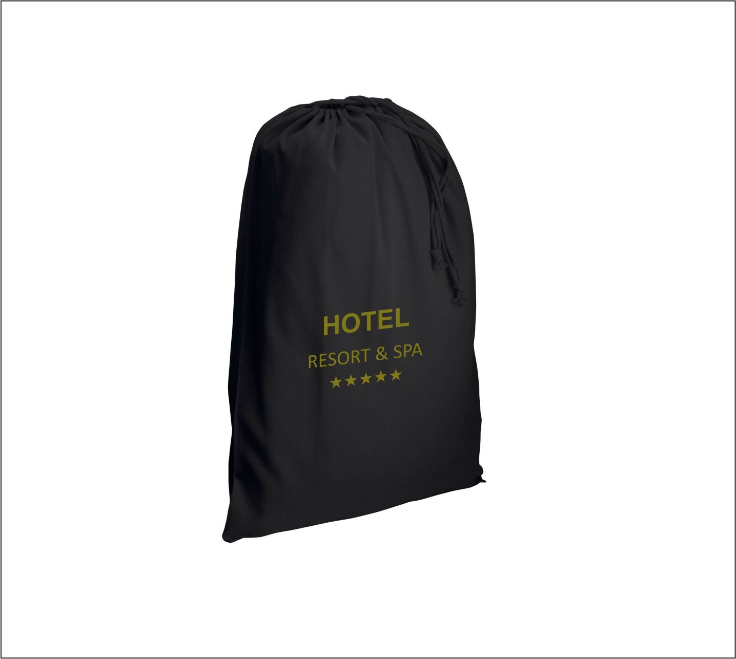 Laundry Bags βαμβακερό XXL μαύρο