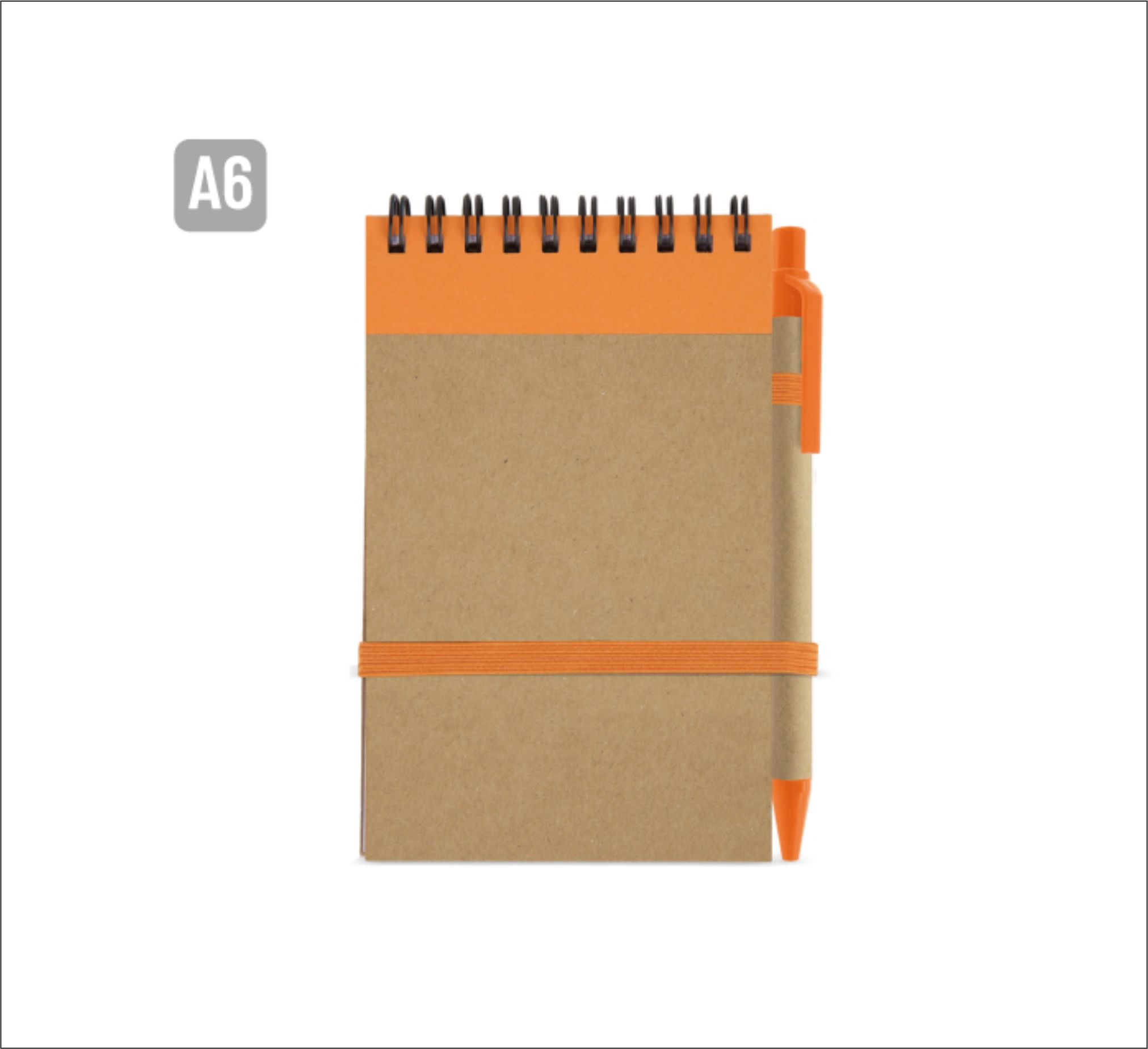 Σημειωματάριο A6 με 70 κενά φύλλα 9