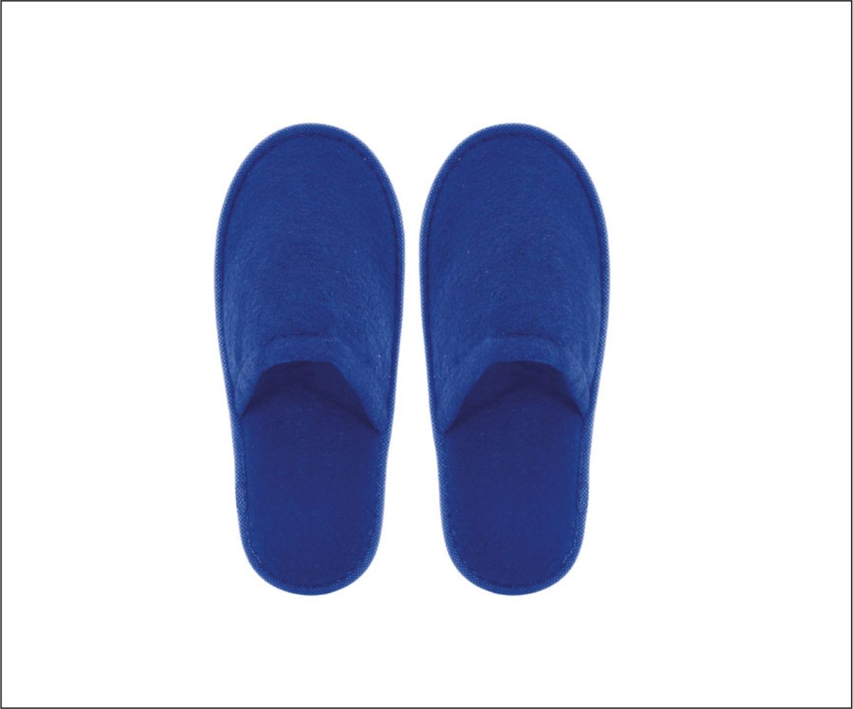 Ζευγάρι unisex παντόφλες από βαμβάκι και συνδυασμό πολυεστέρα 2