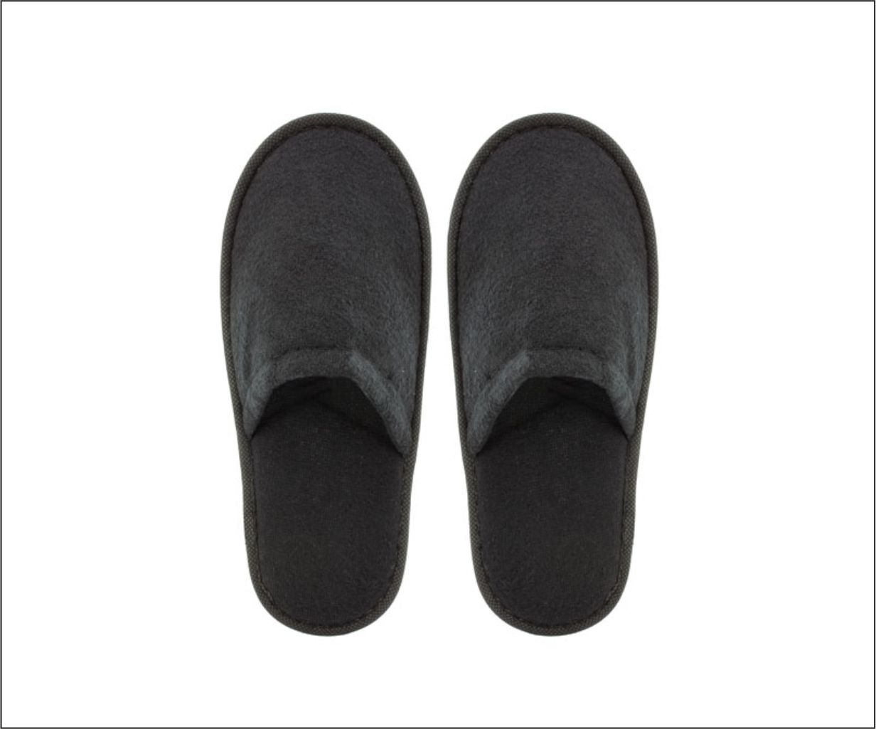 Ζευγάρι unisex παντόφλες από βαμβάκι και συνδυασμό πολυεστέρα 5