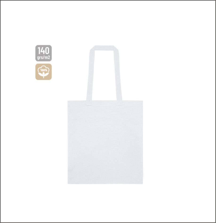 Simple cotton bag colored 140gr 4