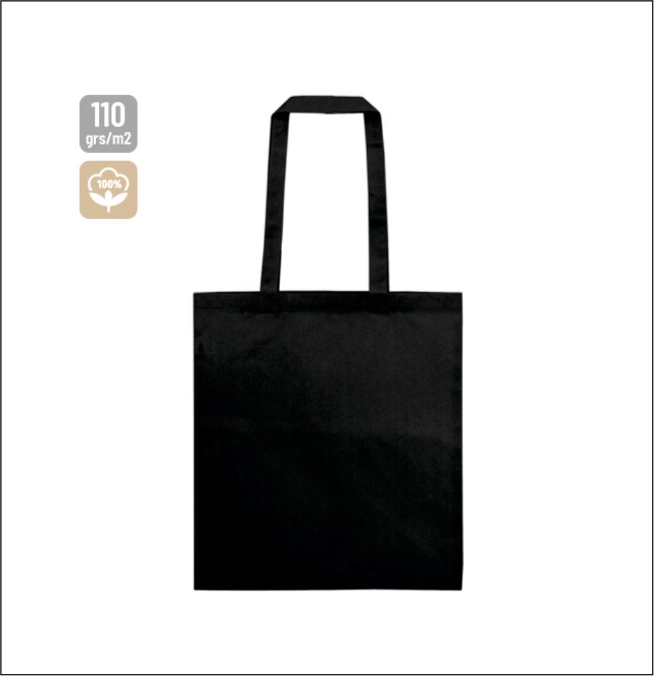 COTTON BAG WITH HANDLE "ROULA" 110 gr 2