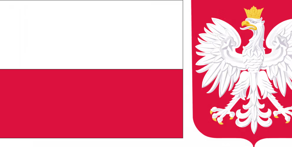godło i flaga Polski