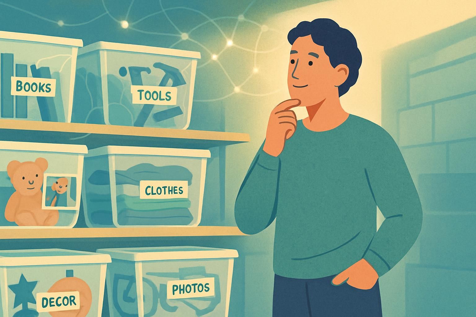 You waste 4.3 hours weekly searching for things you own. It's not laziness