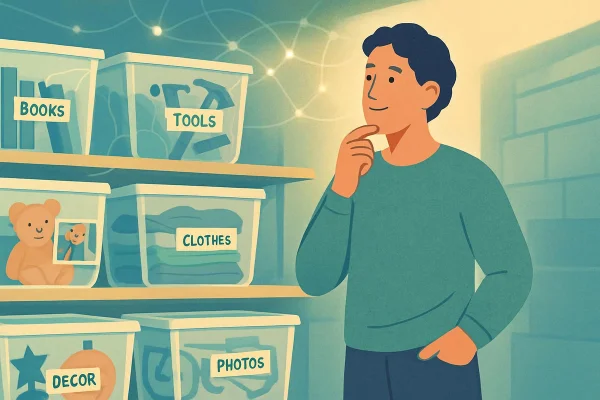 You waste 4.3 hours weekly searching for things you own. It's not laziness