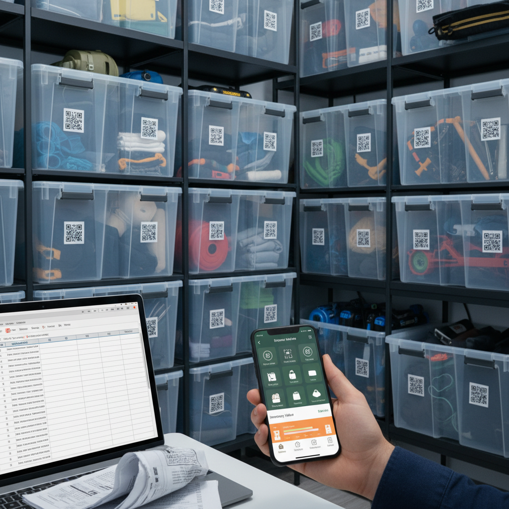 Discover why spreadsheets fall short for home inventory management and when to upgrade to Squared Away for better organization, mobile access, and visual tracking.
