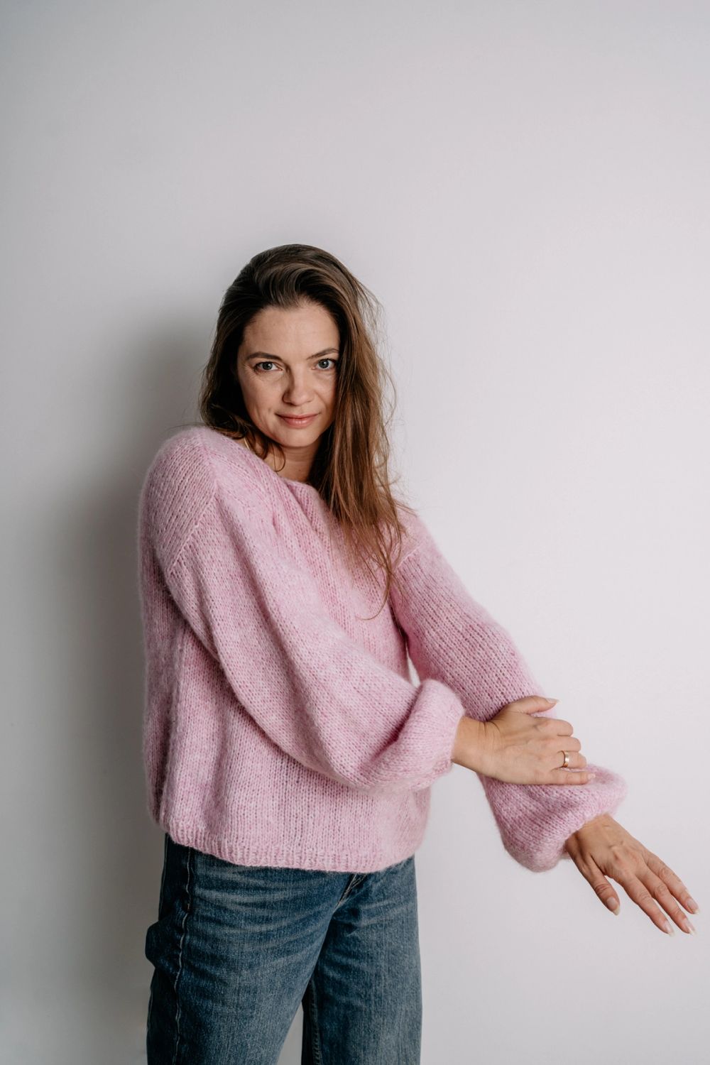 Martyna w swetrze wydzierganym w Programie