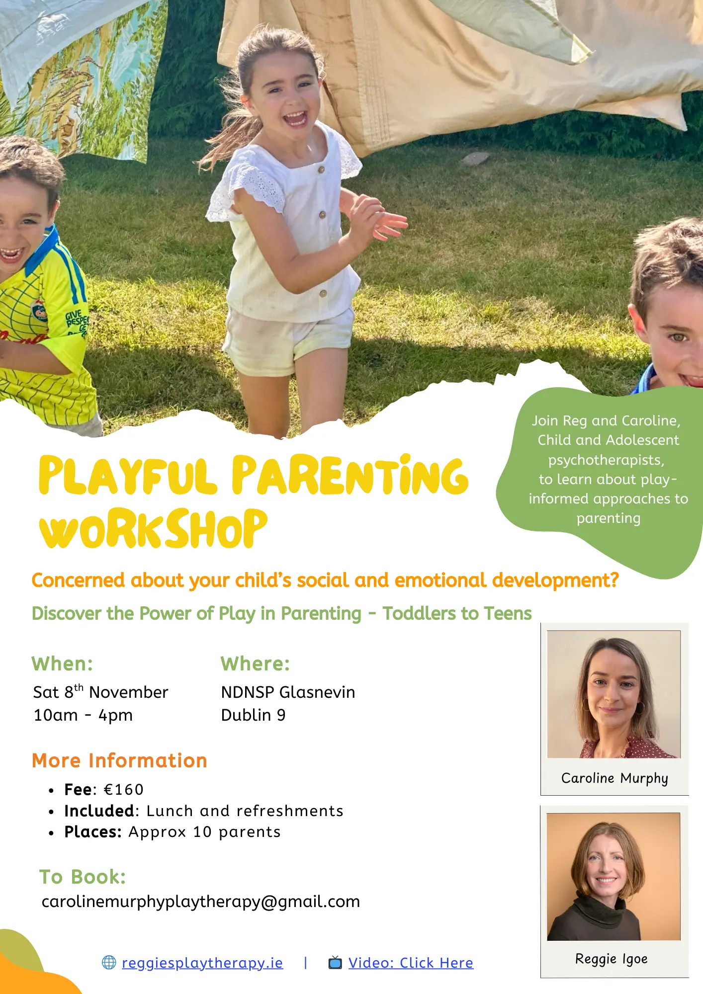 playful parenting flyer