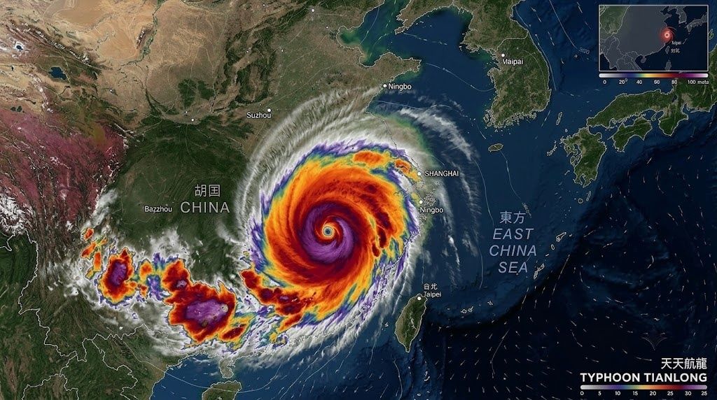 Typhoon Dolphin Batters China's East Coast as Over 1 Million Evacuated