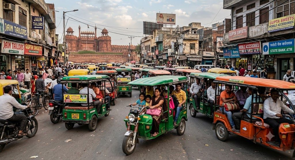 Delhi Eyes 2.5 Lakh E-Rickshaw Cap and Mandatory Compliance Framework