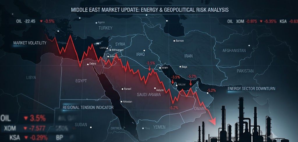 Market Volatility: Indian Stocks Slip as Middle East Conflict Drives Up Oil Prices