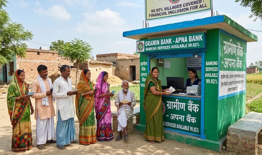 India Reaches 99.92% Banking Coverage in Inhabited Villages