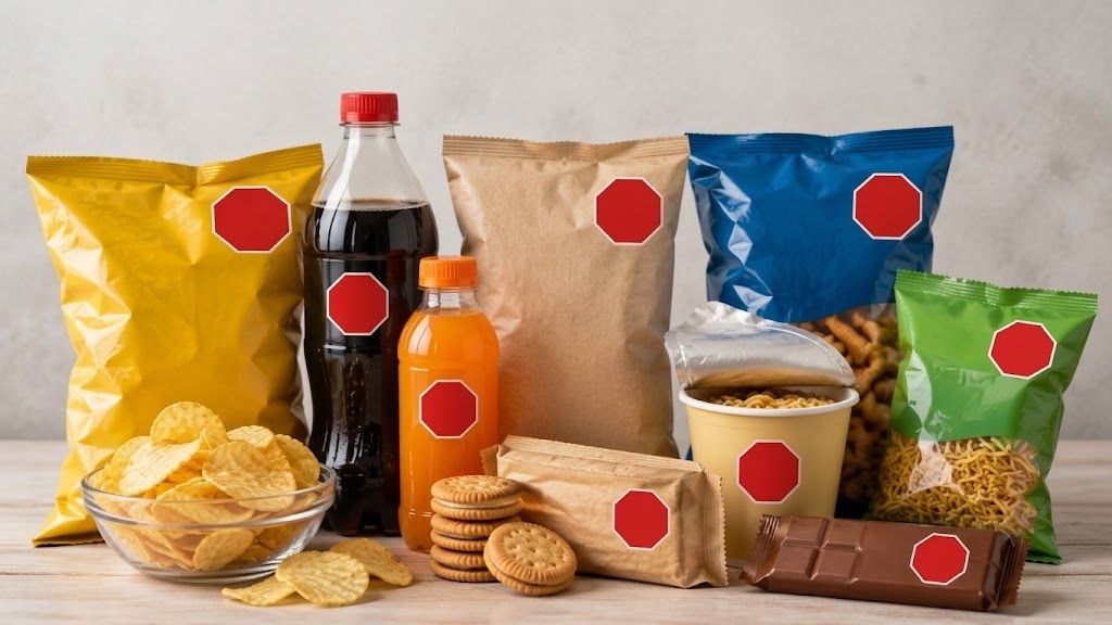 FSSAI Proposes Red Hexagon Warning Labels for Packaged Foods